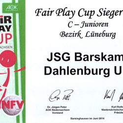 Album: NFV FairPlayCup - Sieger der Saison 13 / 14 im Bezirk Lüneburg